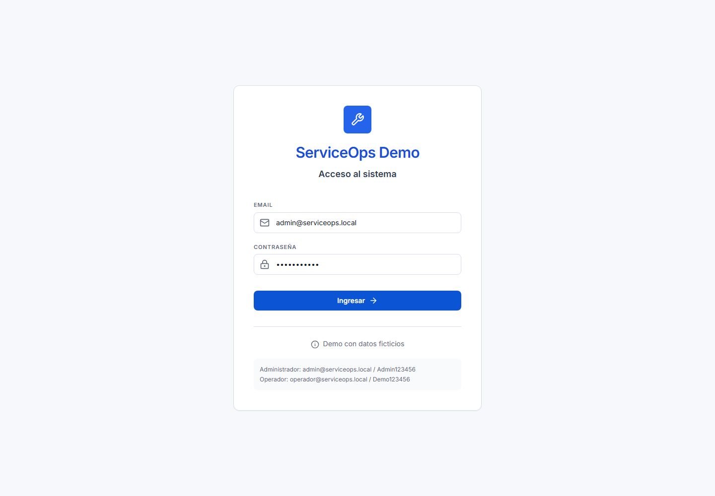 Preview de ServiceOps